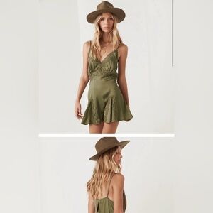 Beautiful green spell romper